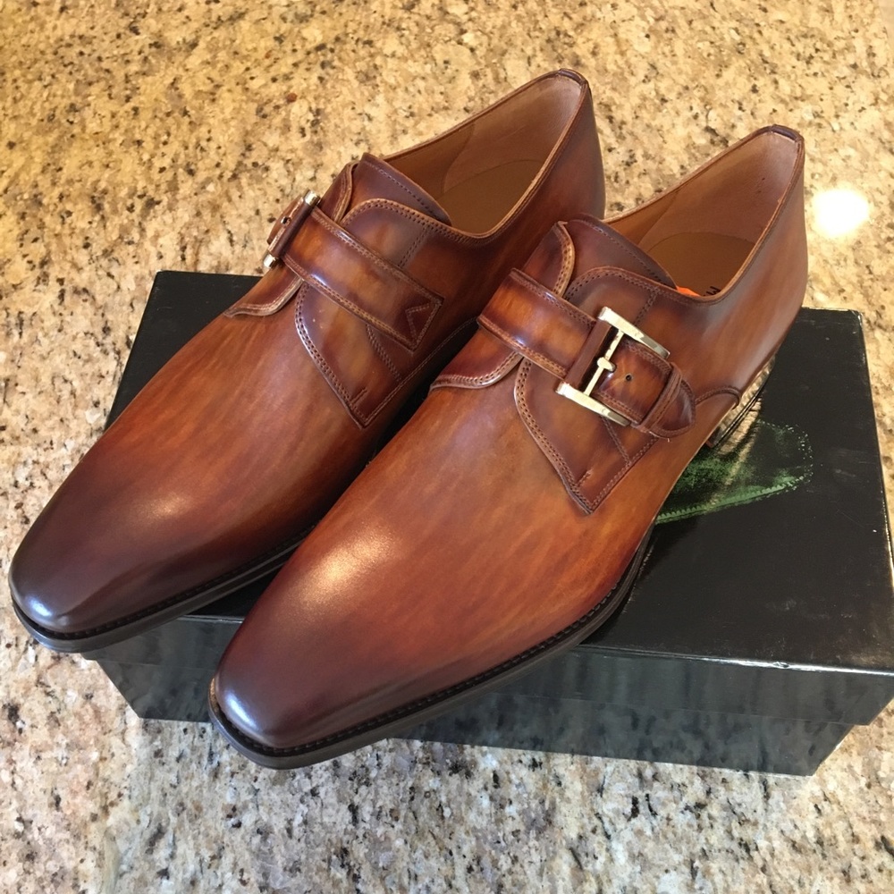 *SOLD*Brand New Magnanni Marco Monk Strap Loafer